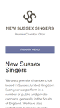 Mobile Screenshot of newsussexsingers.org.uk